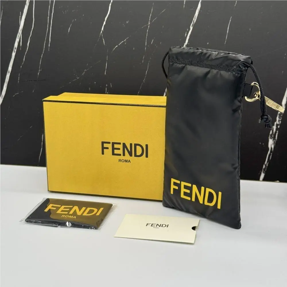 FE40164I 44J Fendi Square Orange Women Fendi Sunglasses  display picture 2