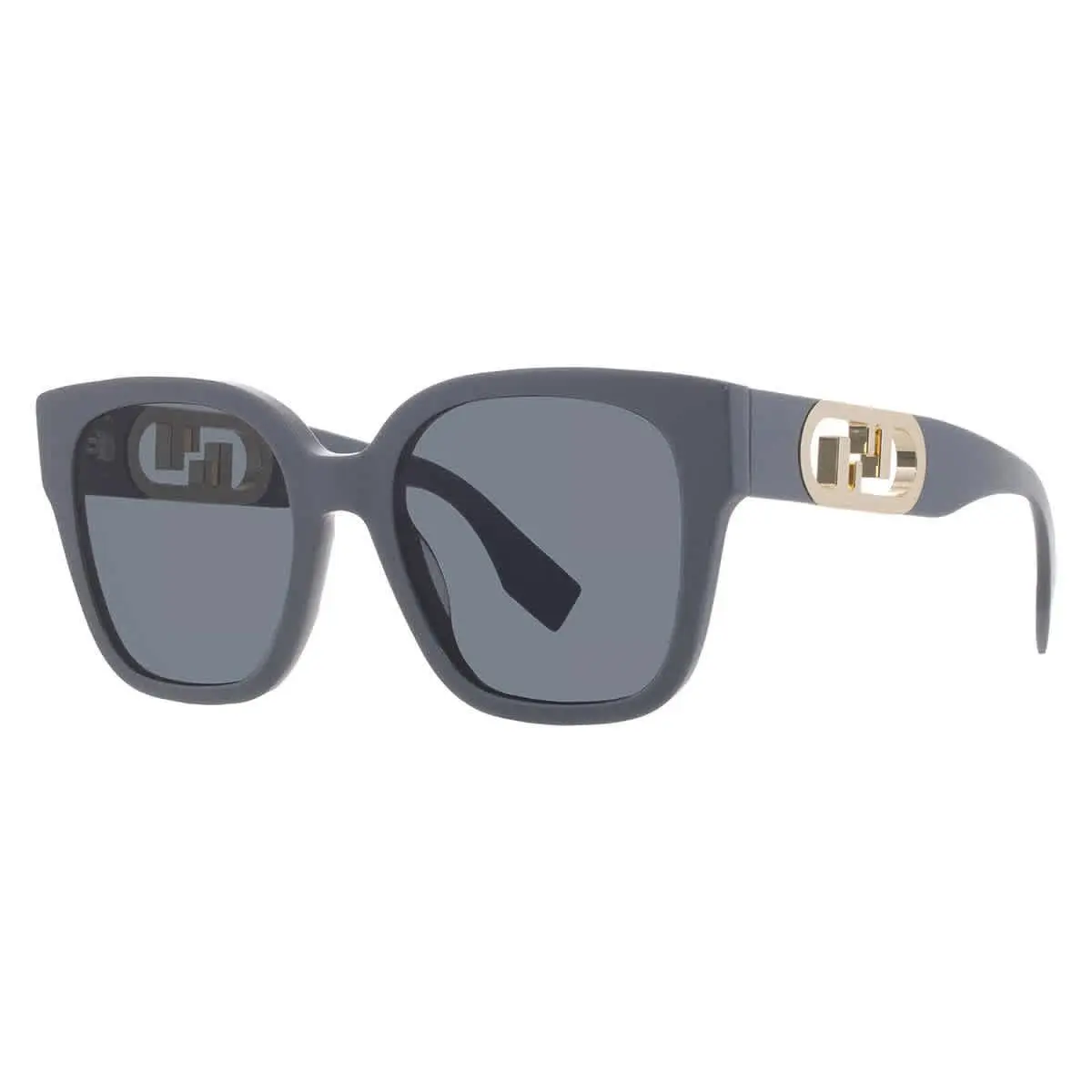 Fendi Grey Square Ladies Sunglasses FE40063I 20A 54 FE40063I 20A 54