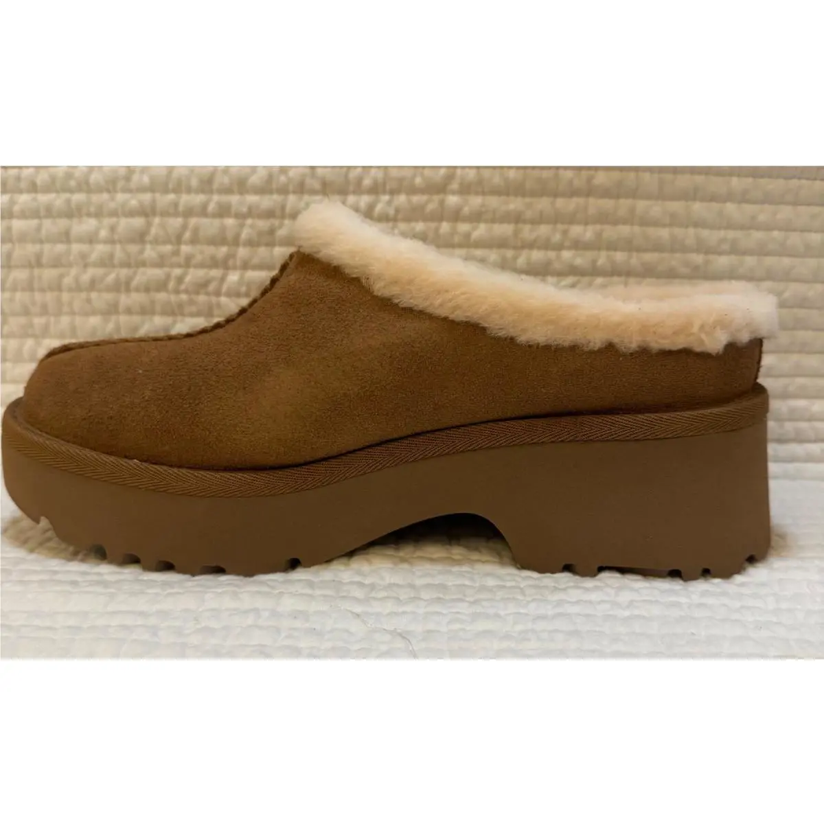 UGG shoes - Ugg New Heights Cozy Clogs - Chestnut 2