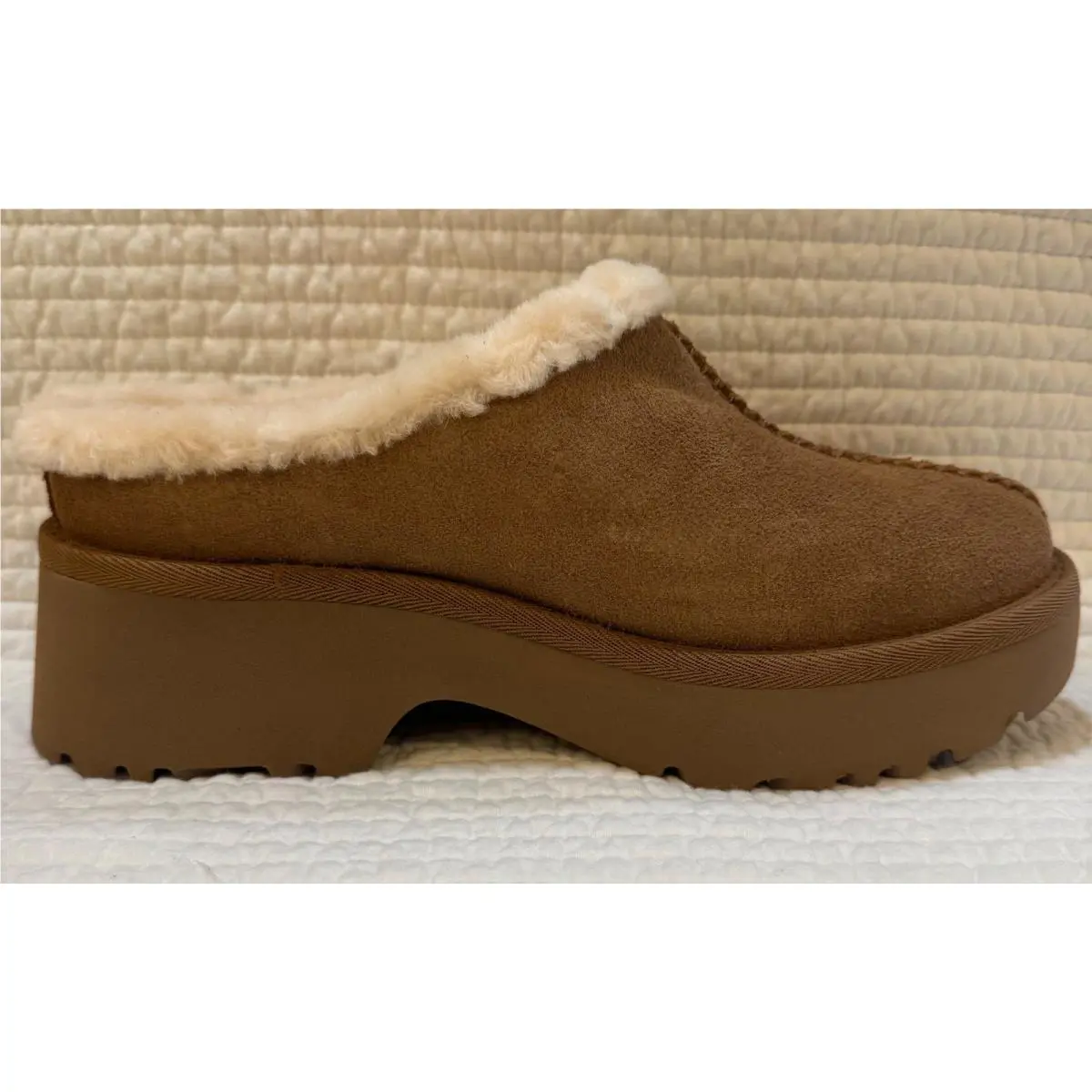 UGG shoes - Ugg New Heights Cozy Clogs - Chestnut 3