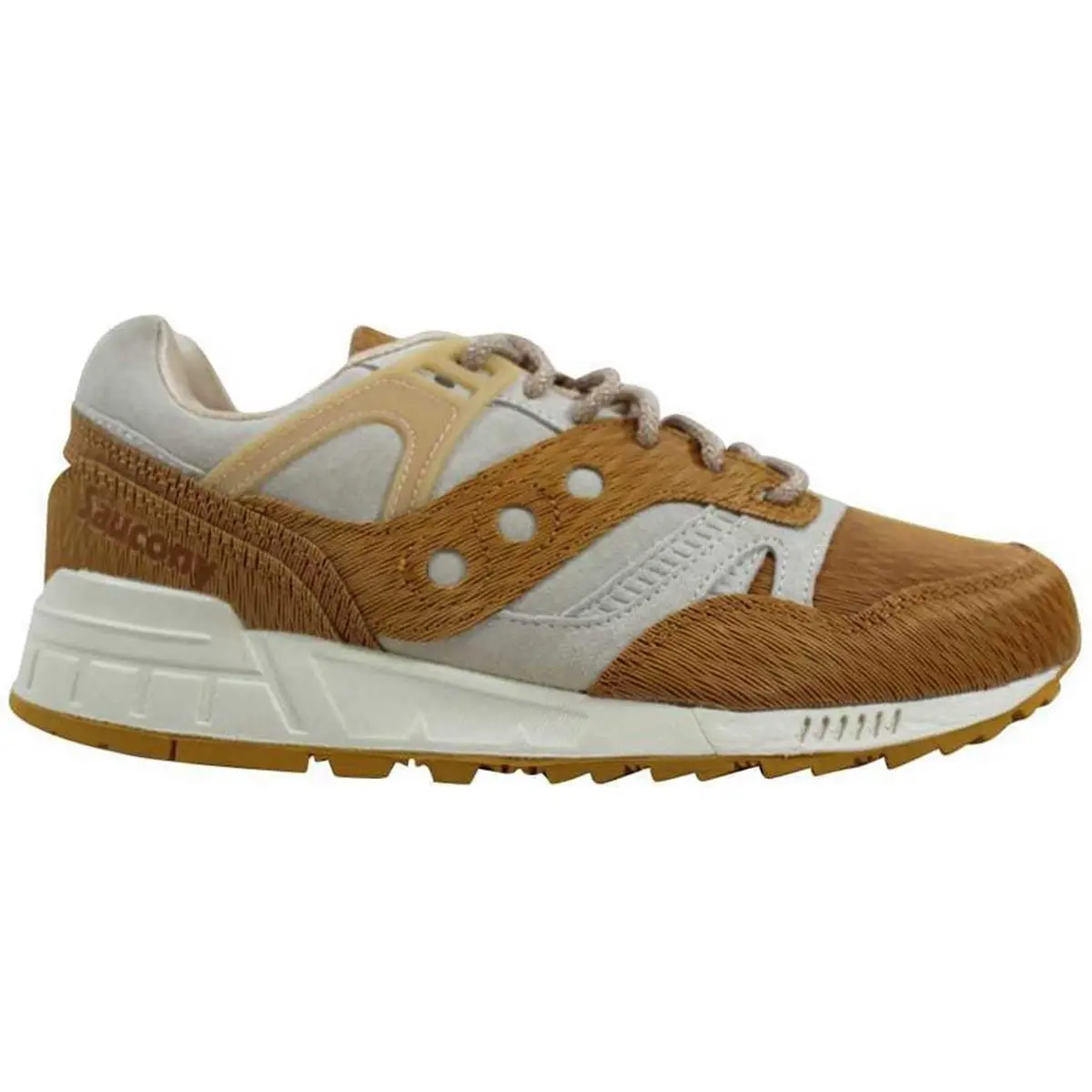 Saucony shoes - Tan/Grey 4