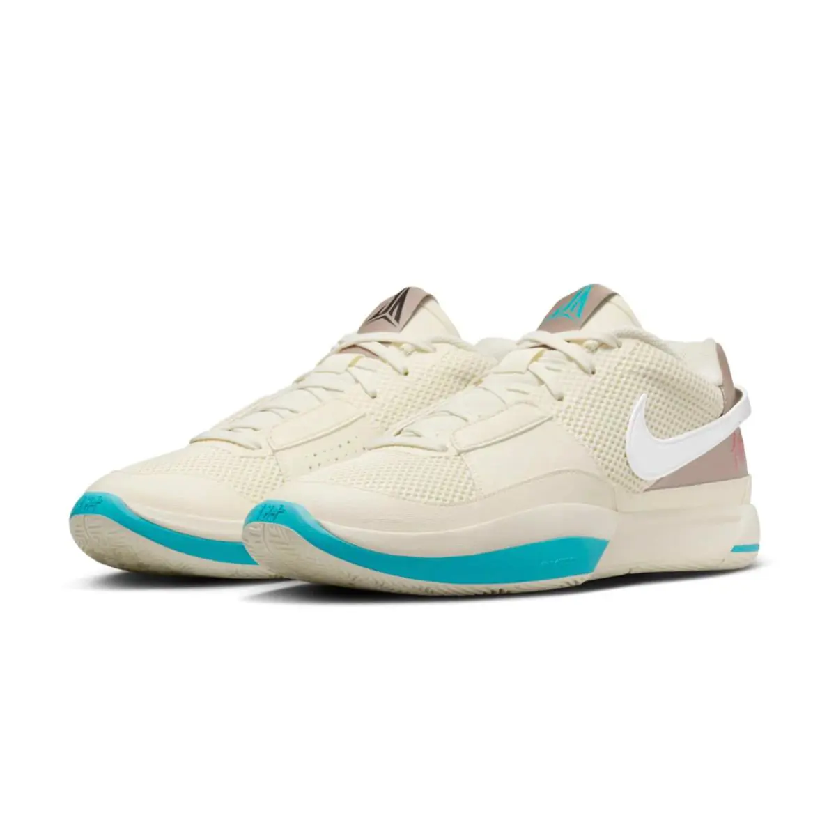 Nike DR8785-102 Men`s Nike JA 1 Day One Size 14 - Coconut Milk/Coconut Milk-Khaki-Black