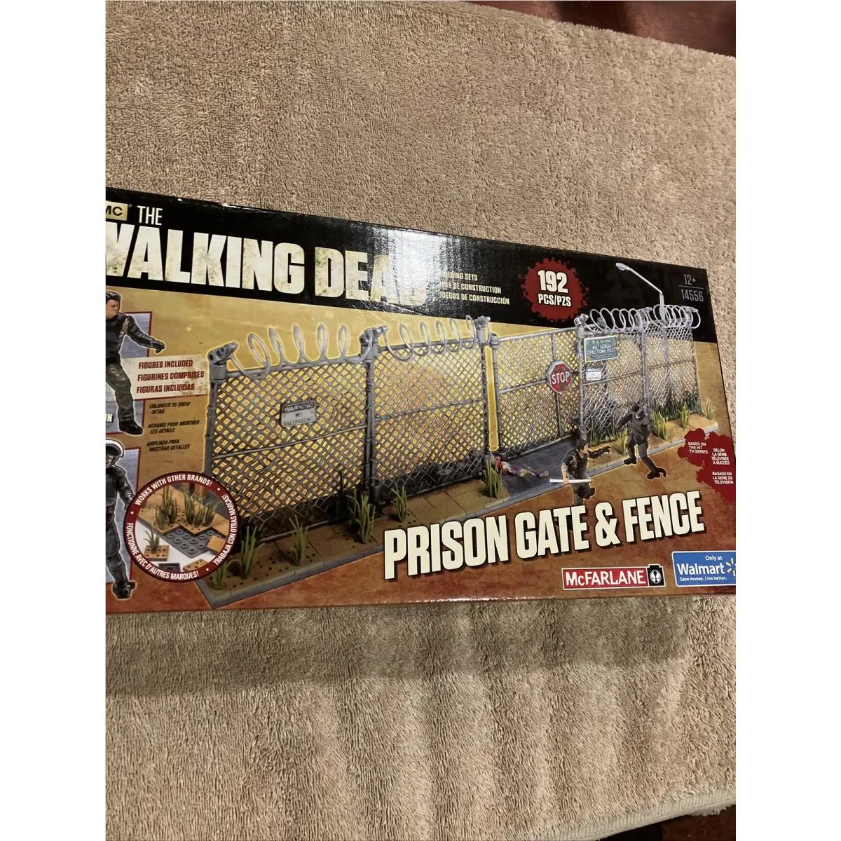 Walking Dead Prison Gate Fence Lego Set. In Package