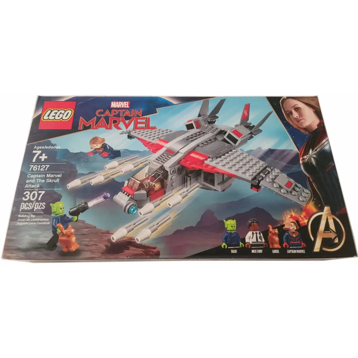 Lego 76127 Captain Marvel and The Skrull Attack Marvel Super Heroes Nick Fury