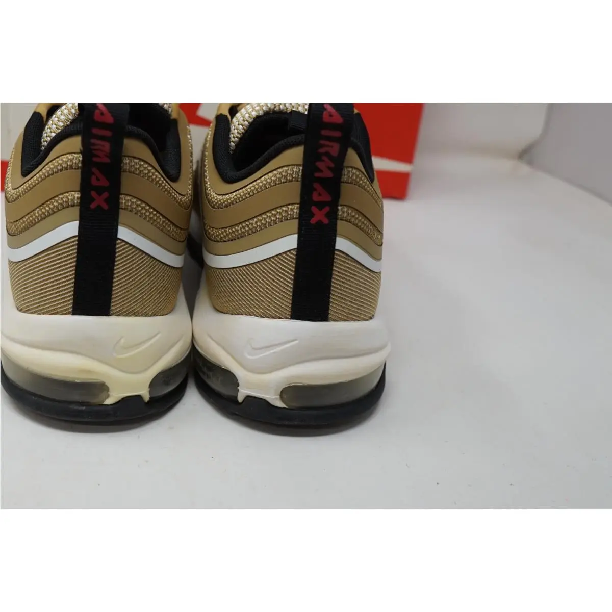 Nike shoes - Nike Air Max 97 - Air Max - 918356-700 - Gold, Manufacturer: Metallic Gold/University Red-Black-White 5