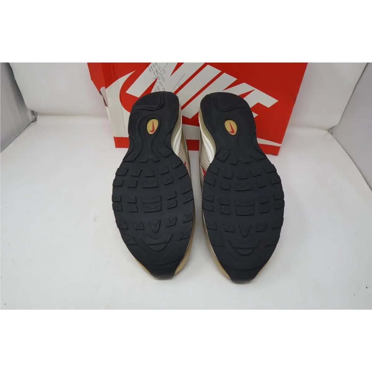 Nike shoes - Nike Air Max 97 - Air Max - 918356-700 - Gold, Manufacturer: Metallic Gold/University Red-Black-White 7