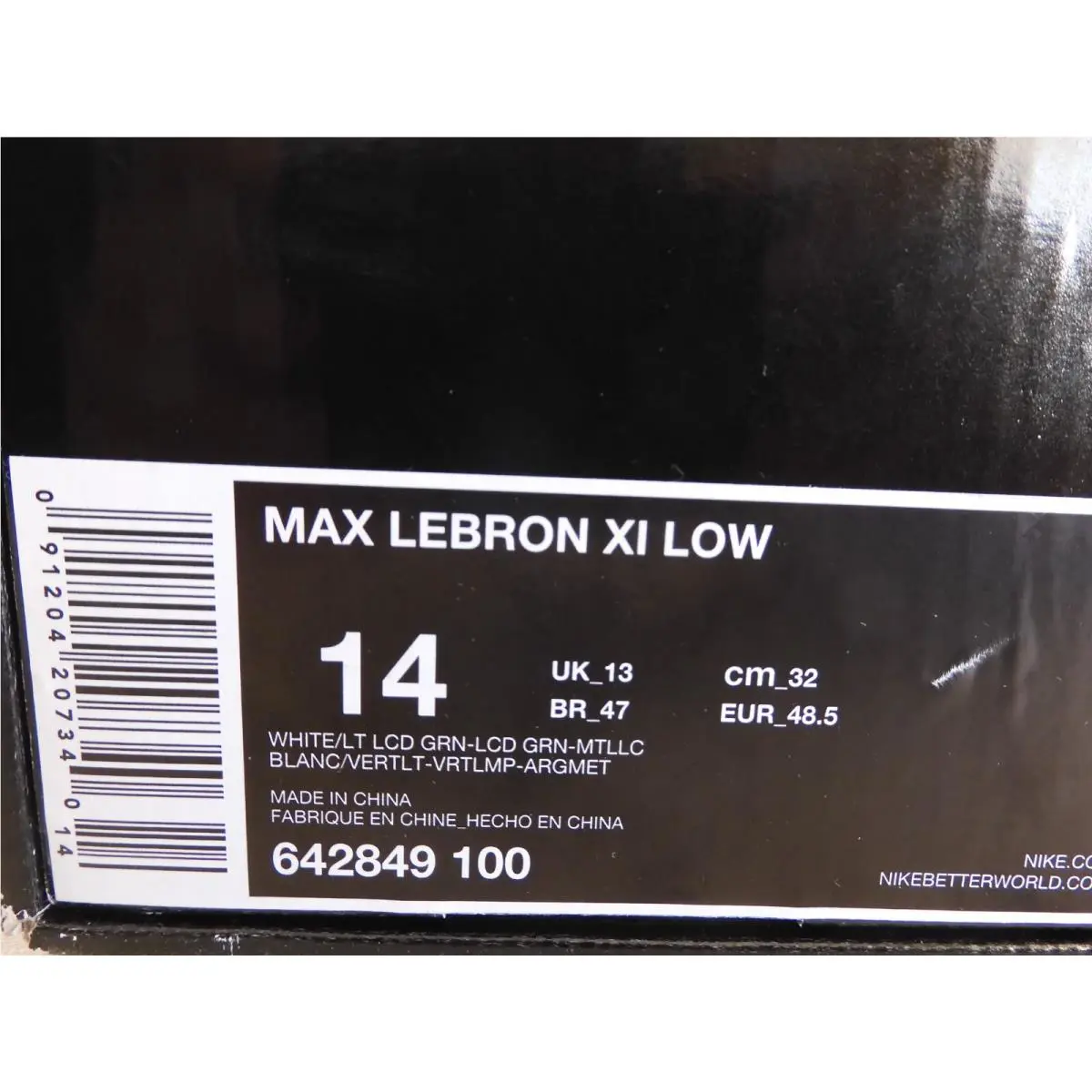Nike shoes - Nike Max Lebron 11 XI Low - 642849-100 - White (UPC: 091204206343) 5