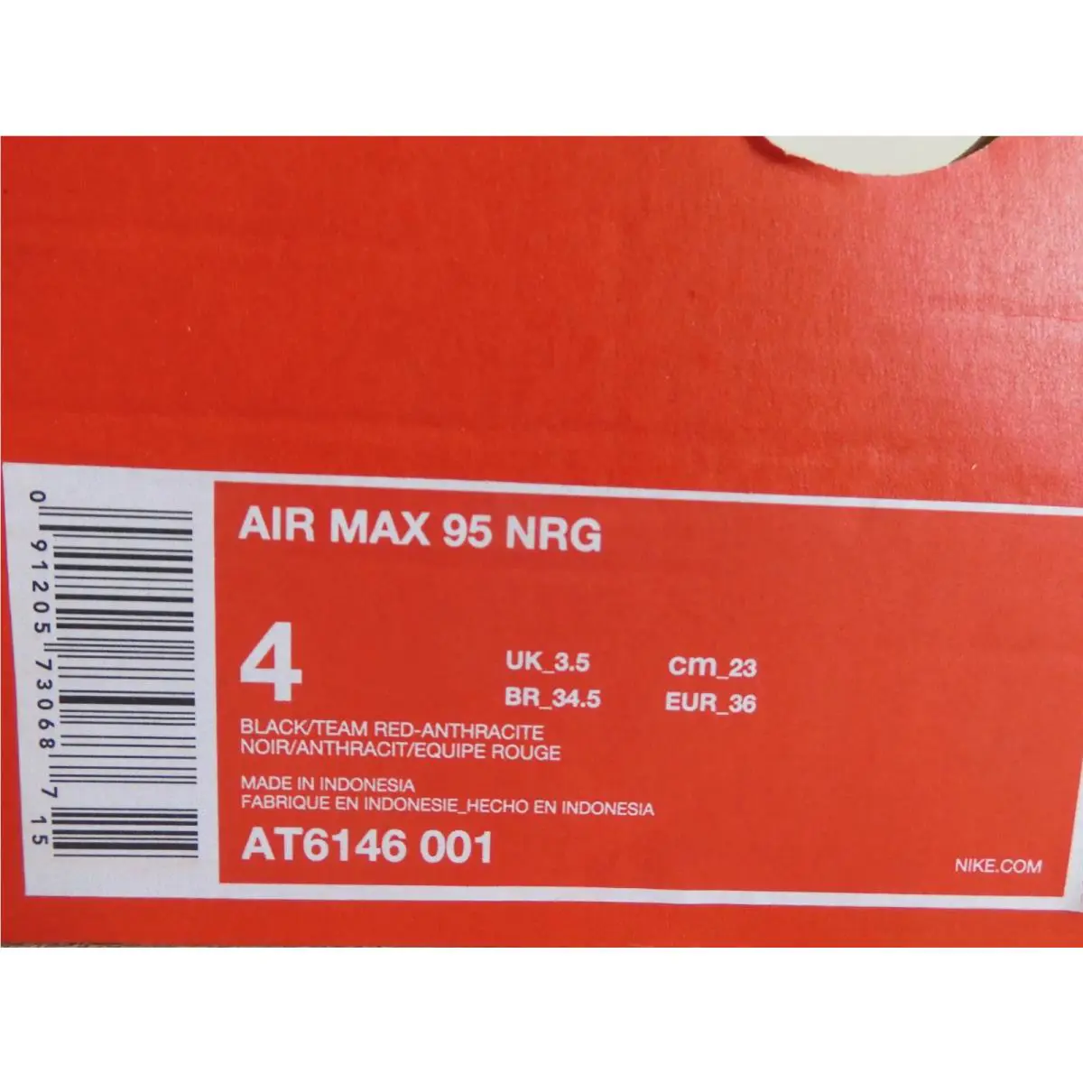 Nike shoes - Nike Air Max 95 - Air Max - AT6146-001 - Black (UPC: 091205730687) 4