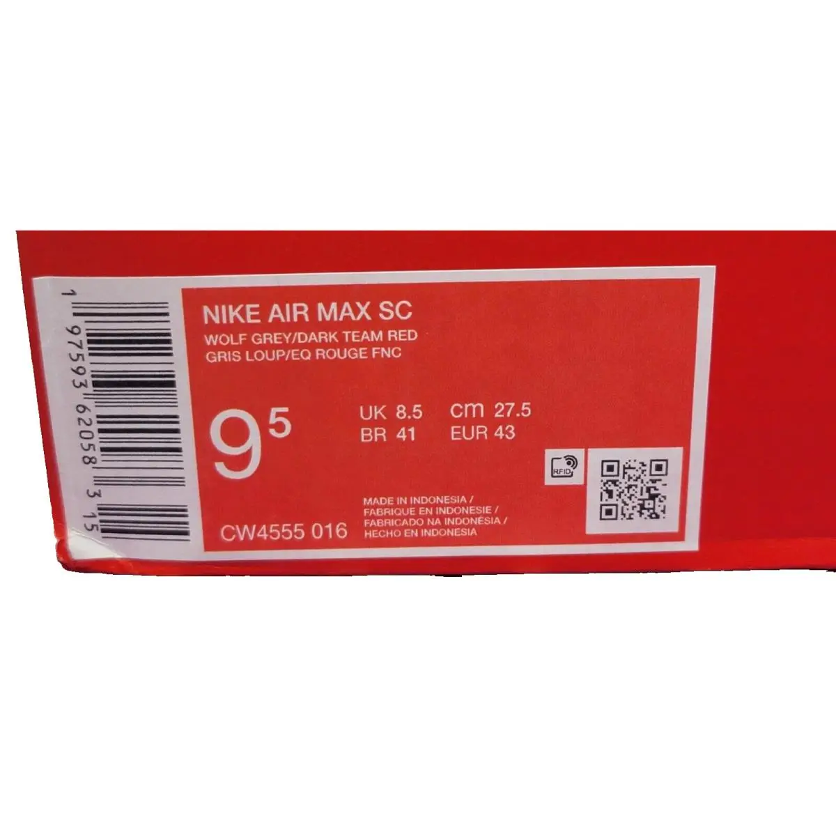Nike shoes - Nike Air Max SC - Air Max - CW4555-016 - Gray (UPC: 197593620583) 11