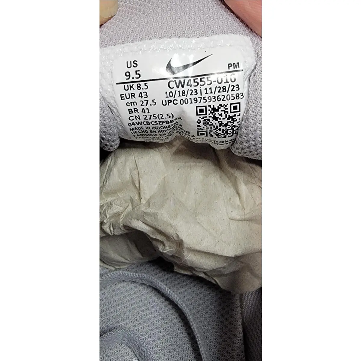 Nike shoes - Nike Air Max SC - Air Max - CW4555-016 - Gray (UPC: 197593620583) 6