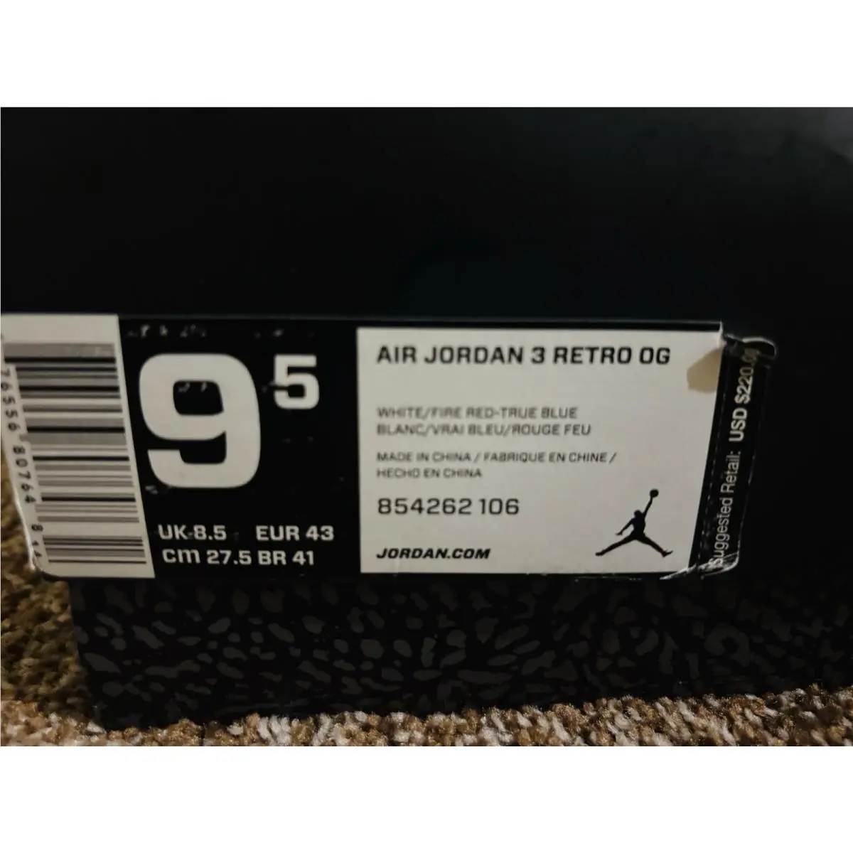 Nike shoes - Air Jordan 3 - Air - 854262-106 - White 3