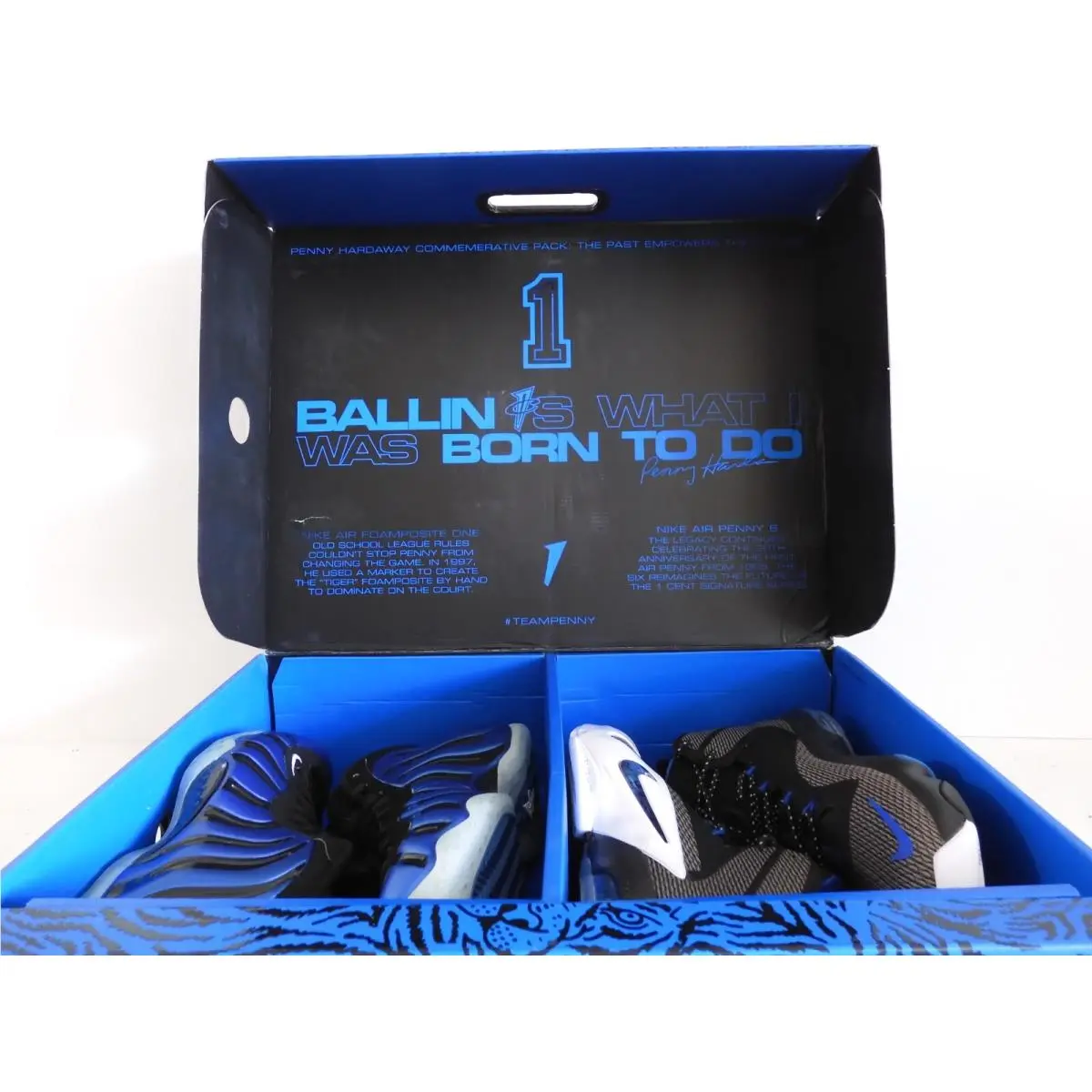 Nike shoes - Nike Air Penny - Air Penny - 800180-001 - Black (UPC: 884500896468) 6