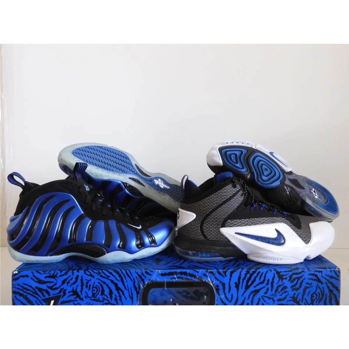 Nike Penny Pack QS Sharpie Foampoiste One Penny 6 Black-blue Sz 9.5 800180-001