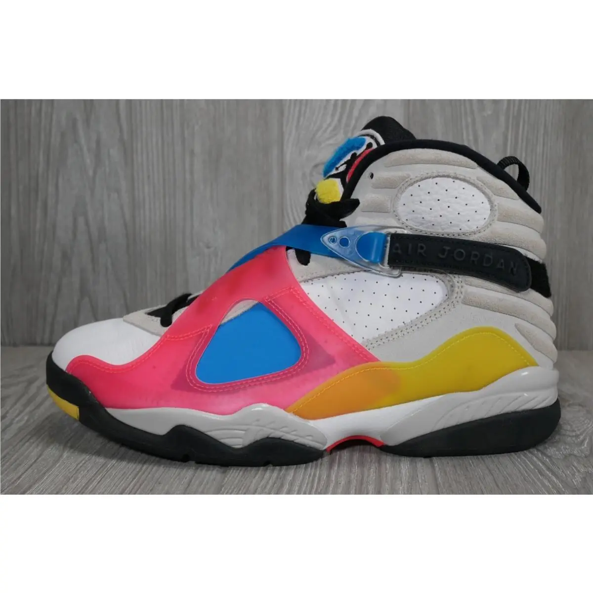 Nike Air Jordan 8 Retro SP SE Multi-color OG Clean BQ7666 100 Mens Size 8.5