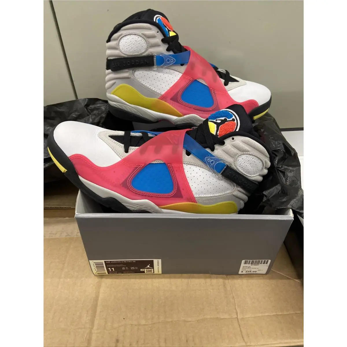 Nike shoes - Air Jordan 8 - Air - BQ7666-100 - Multicolor (UPC: 0193153107969) 1