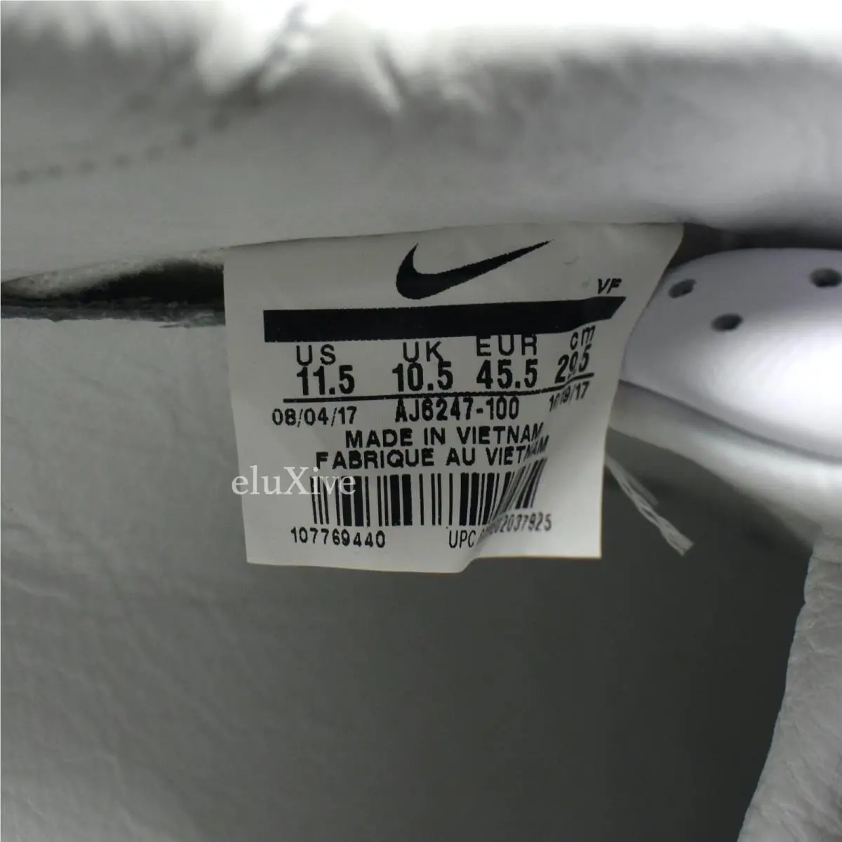 Nike shoes - Nike Lunar Force 1 - Lunar Force - AJ6247-100 - White (UPC: 091202037918) 14