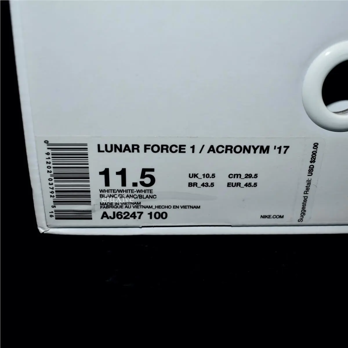 Nike shoes - Nike Lunar Force 1 - Lunar Force - AJ6247-100 - White (UPC: 091202037918) 15