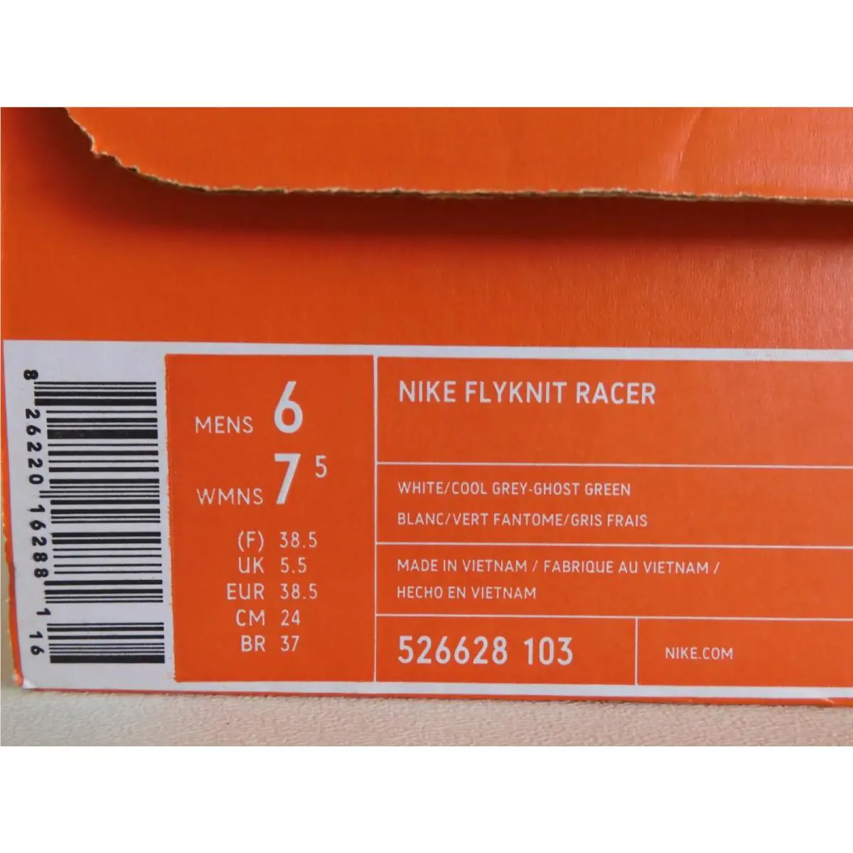 Nike shoes - Nike Flyknit Racer - Flyknit Racer - White (UPC: 826220162881) 3