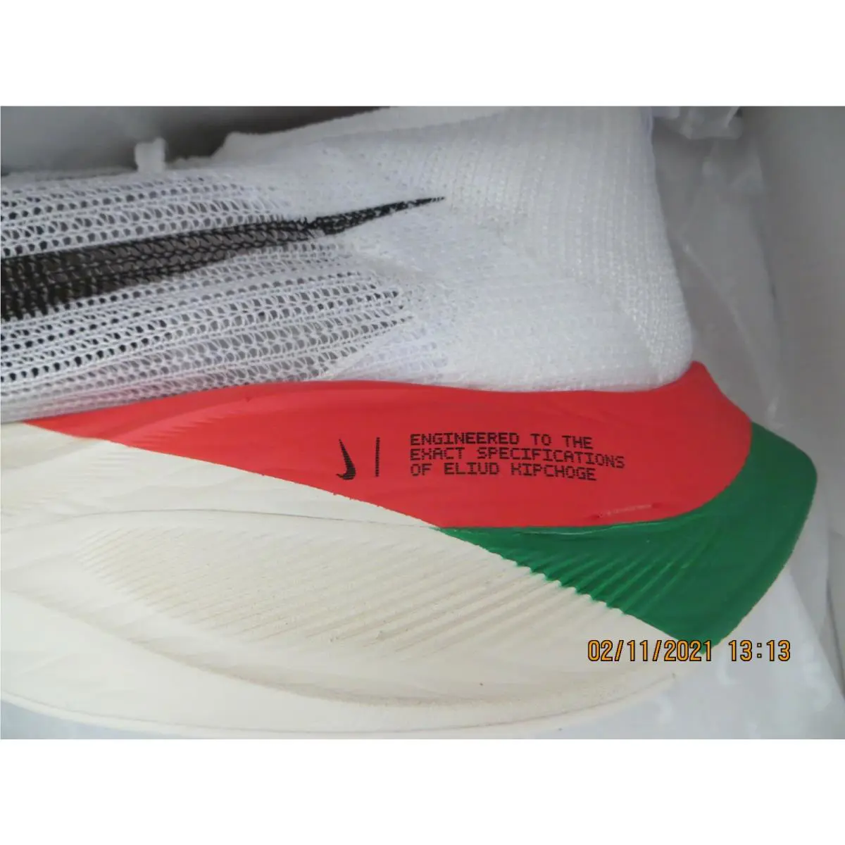 Nike shoes - Air Zoom Alphafly Next% Eliud KipchogeK - DD8877-101 - White 3