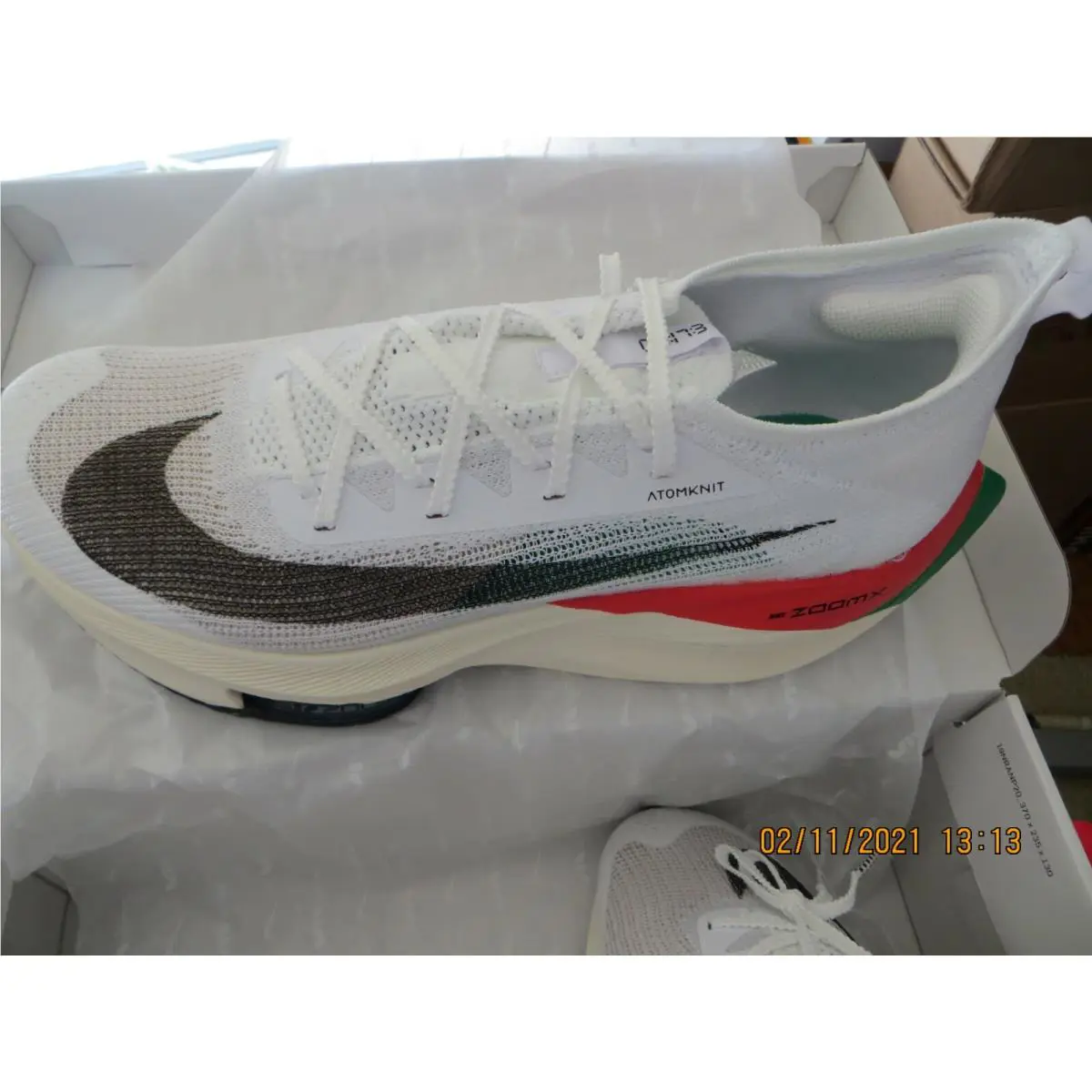 Nike shoes - Air Zoom Alphafly Next% Eliud KipchogeK - DD8877-101 - White 6