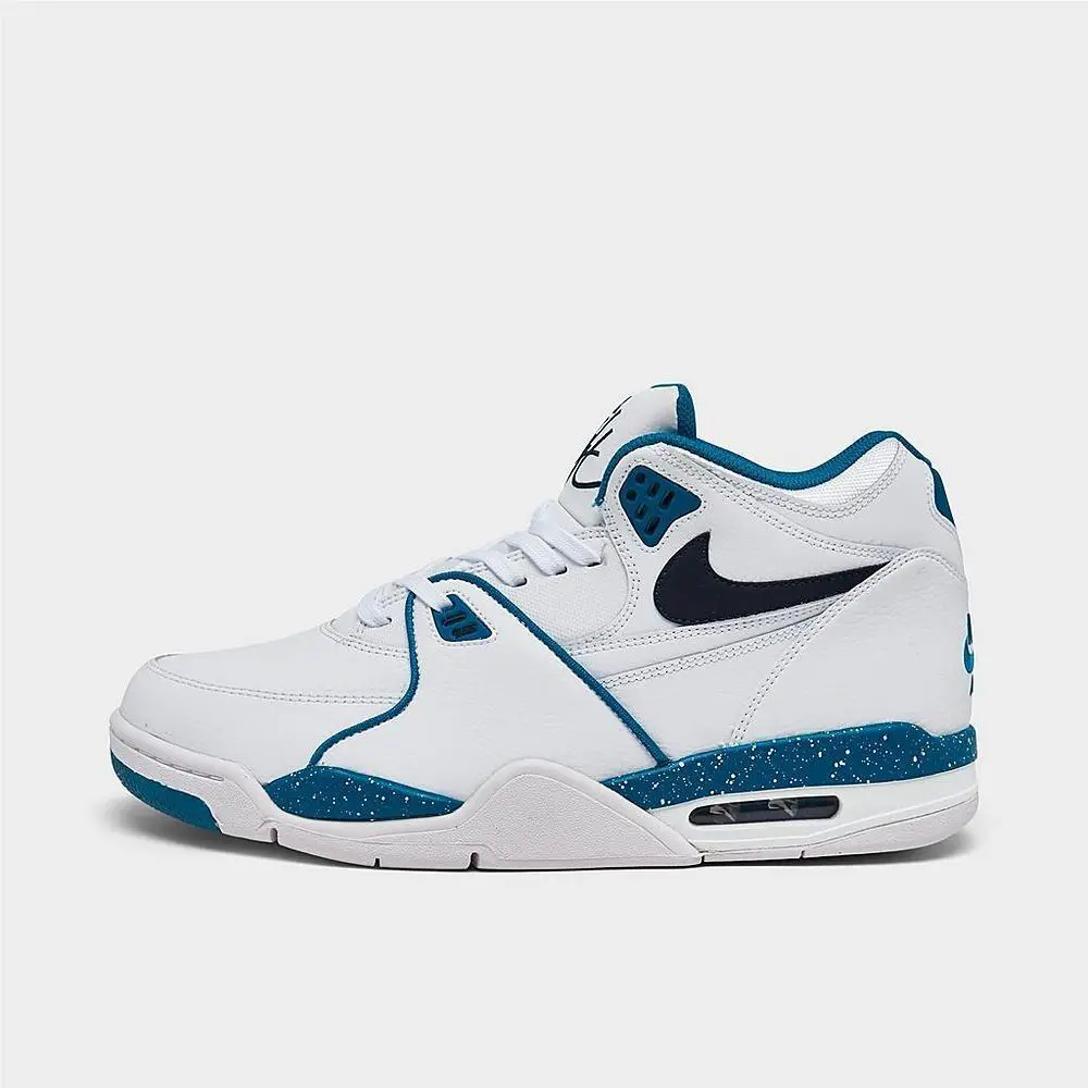 Nike shoes - Air Jordan Flight - Air Flight - WHITE / DARK OBSIDIAN / BRIGADE BLUE 3