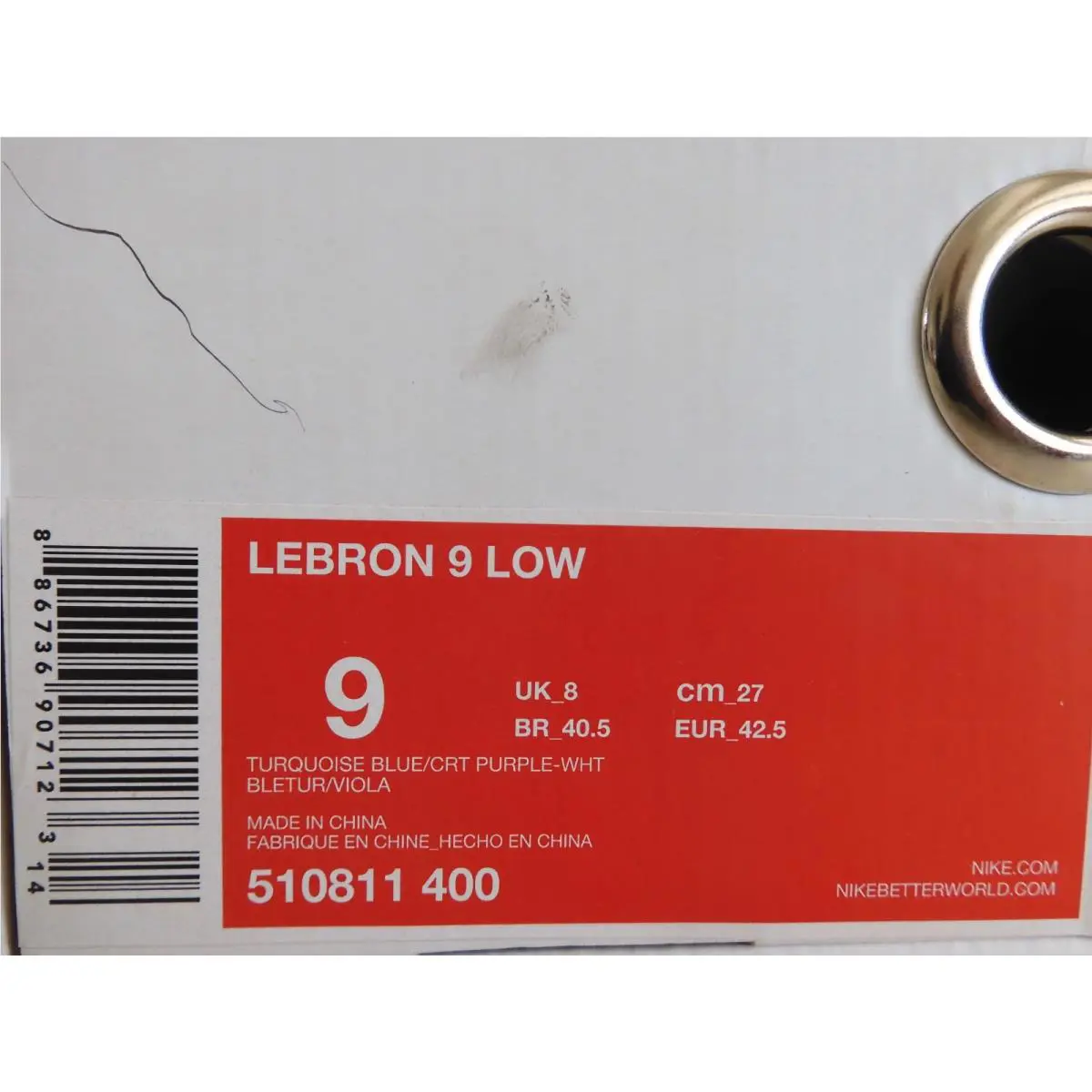 Nike shoes - Nike LeBron 9 - LeBron - 510811-400 - Blue (UPC: 886736907123) 5