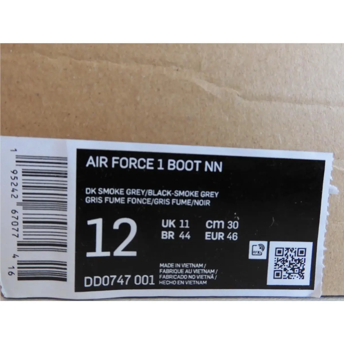 Nike shoes - Nike Air Force 1 - Air Force - Black (UPC: 195242670774) 3