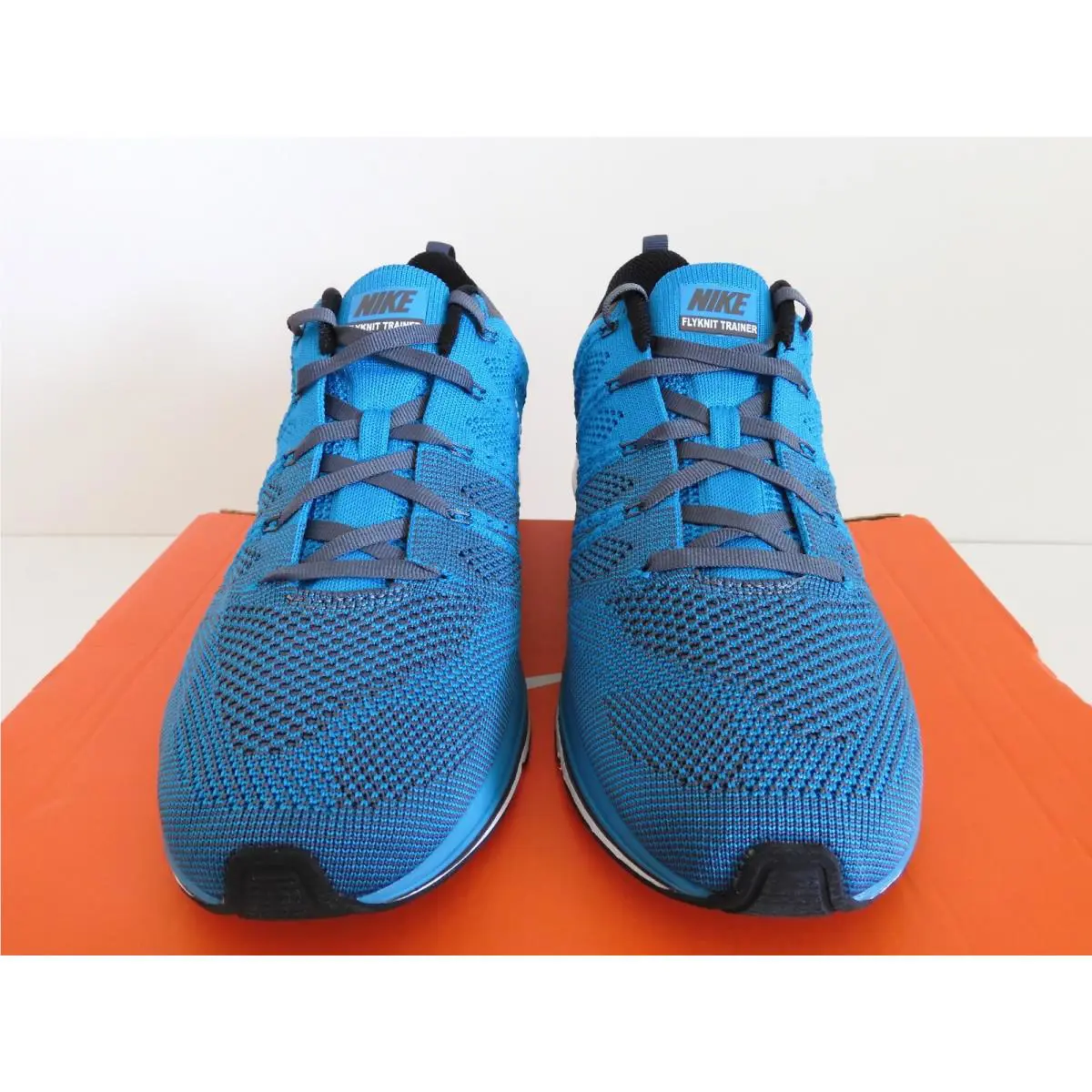 Nike shoes - Nike Flyknit Trainer+ - Flyknit - Blue (UPC: 886668353449) 1