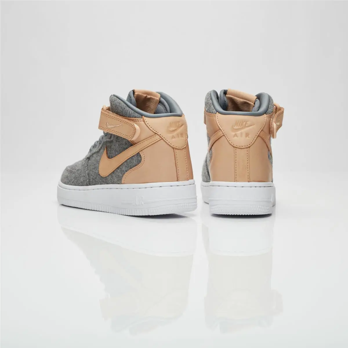 Nike shoes - Nike Air Force 1 - Air Force - 857666-001 - Cool Grey-Vachetta Tan-White 0