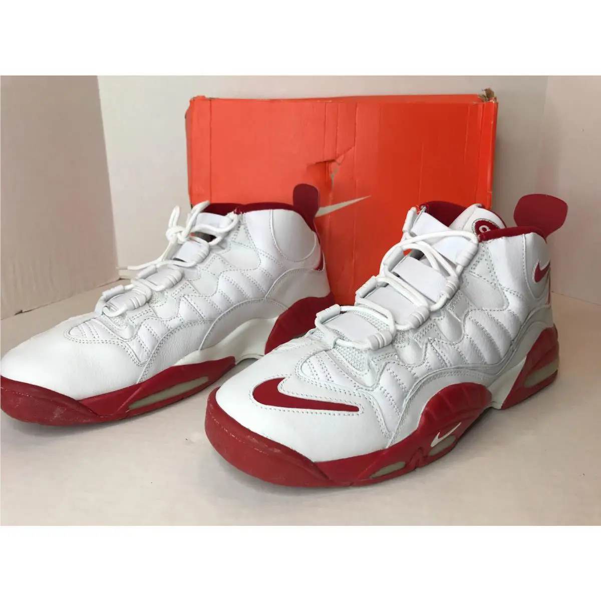Nike shoes - Nike Air Max Sensation - Air Max Sensation - 315863-161 - University Red / White 1