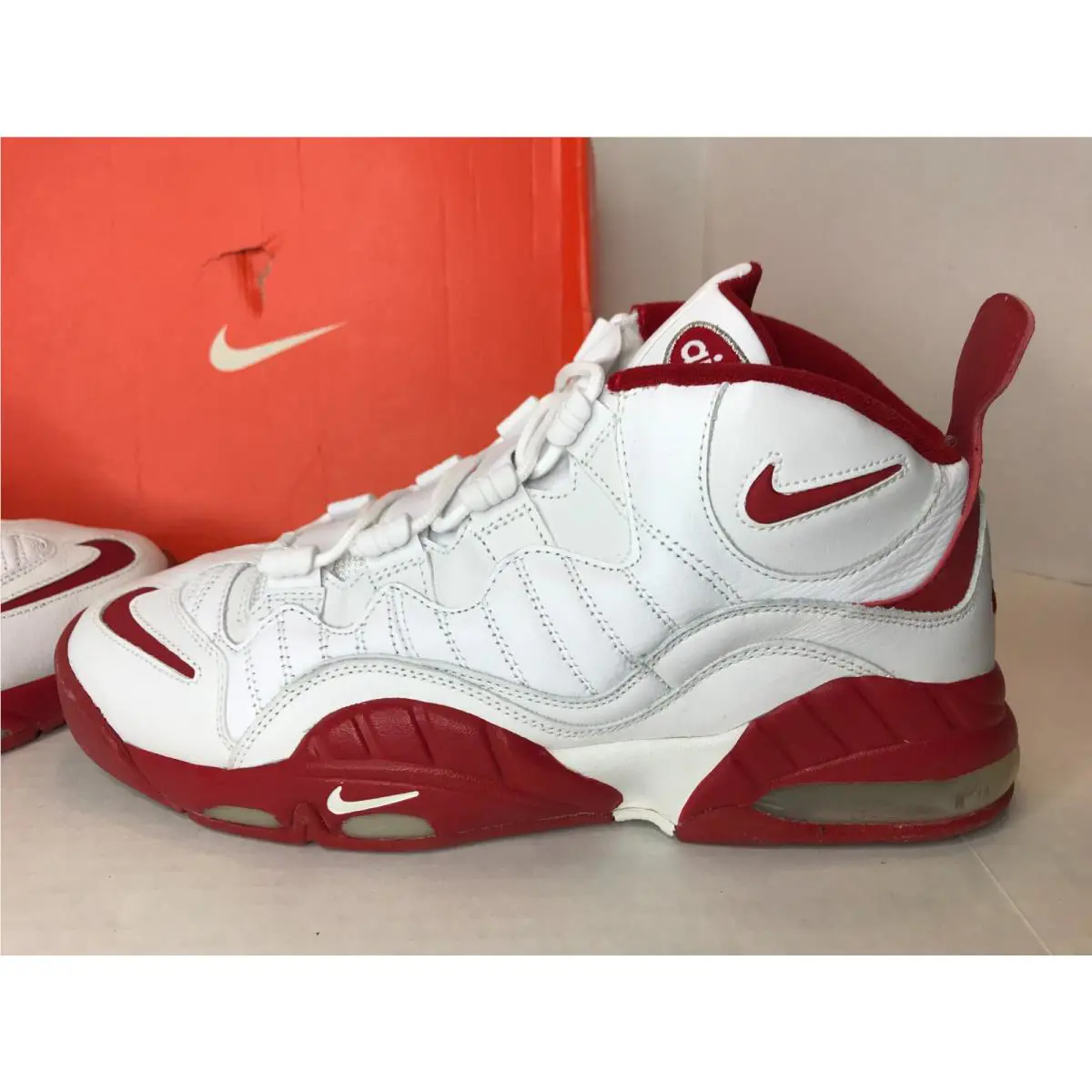 Nike shoes - Nike Air Max Sensation - Air Max Sensation - 315863-161 - University Red / White 5