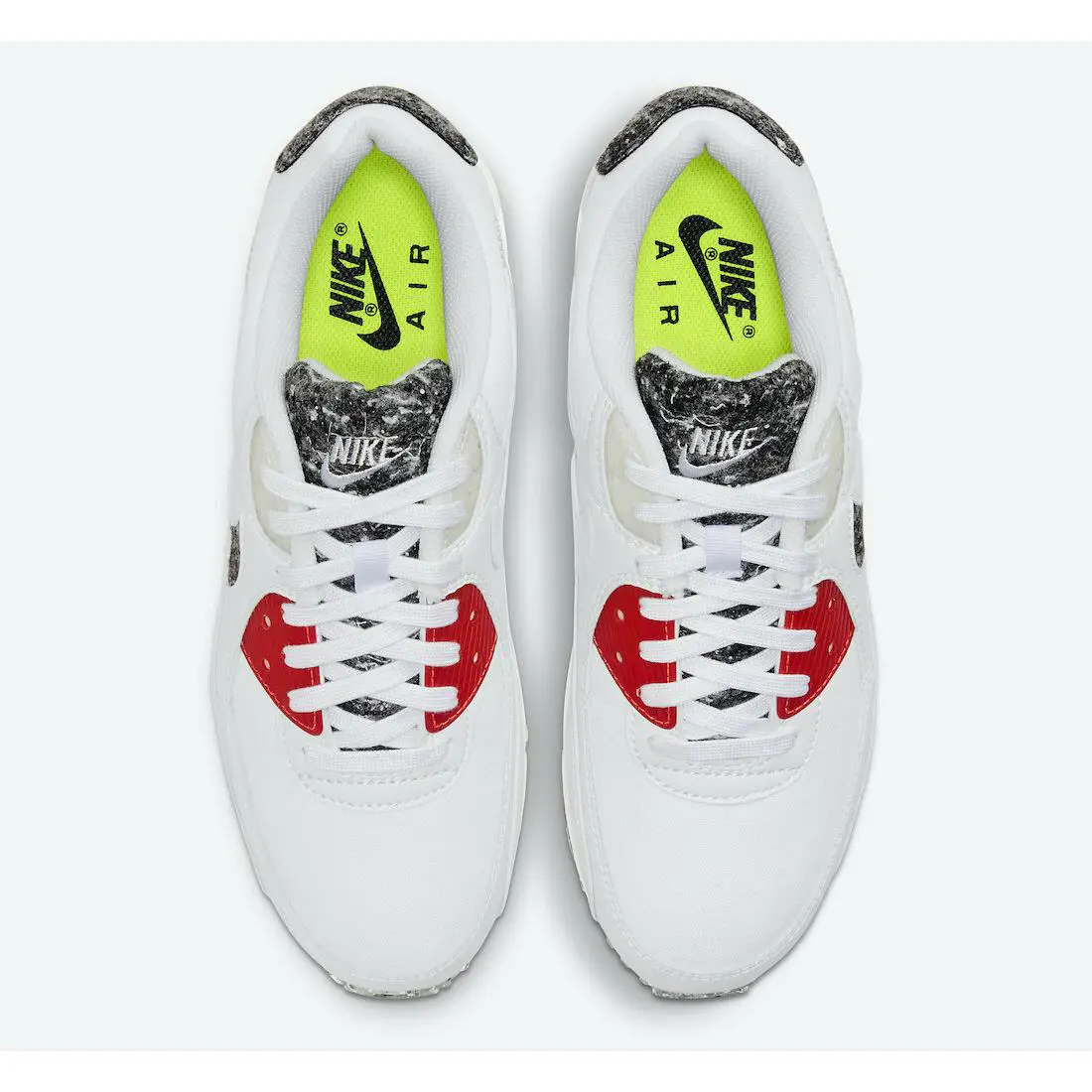Nike shoes - White/Photon Dust/Bright Crimson 1