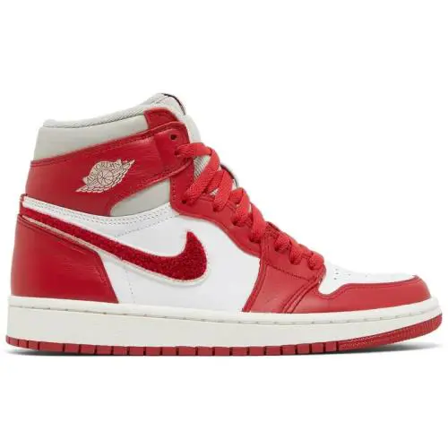 Nike Wmns Air Jordan 1 High OG Newstalgia Chenille DJ4891-061 Women`s Size 10 - Red