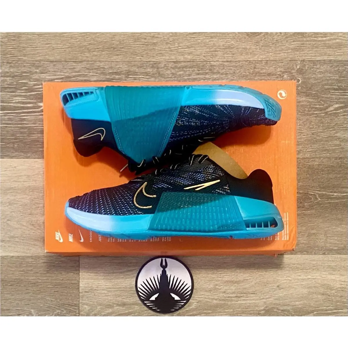 Metcon 9 Amp `dusty Cactus` Black HF1395-001 Women`s 8.5 Men`s 7 by Nike