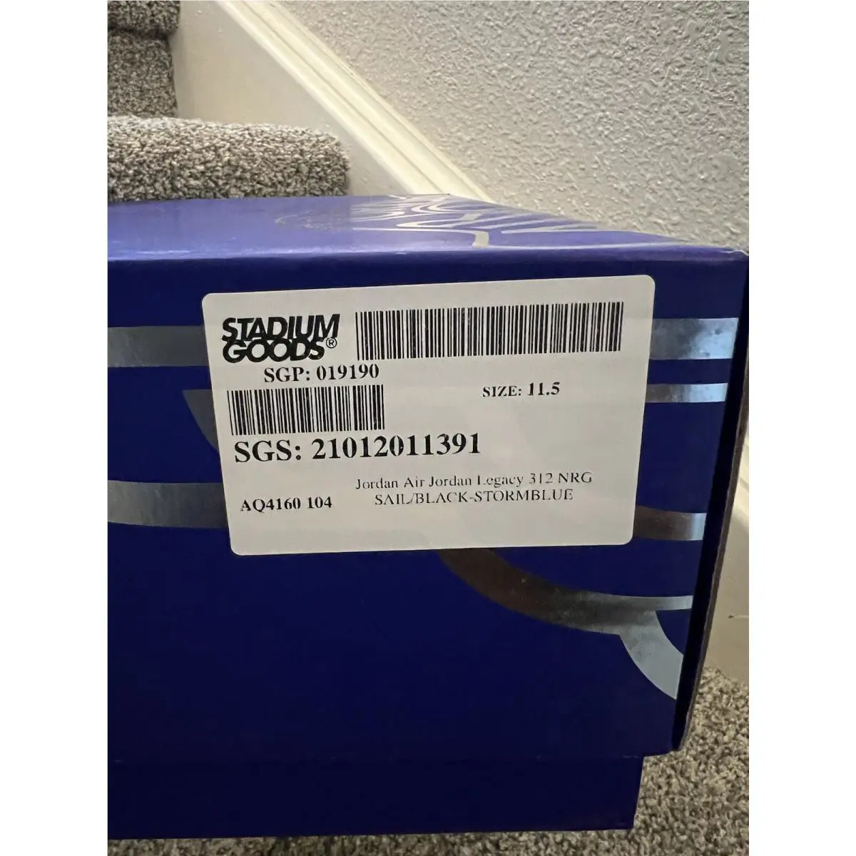 Nike shoes - Jordan Legacy 312 - Legacy - AQ4160-104 - Blue (UPC: 0887231286485) 5