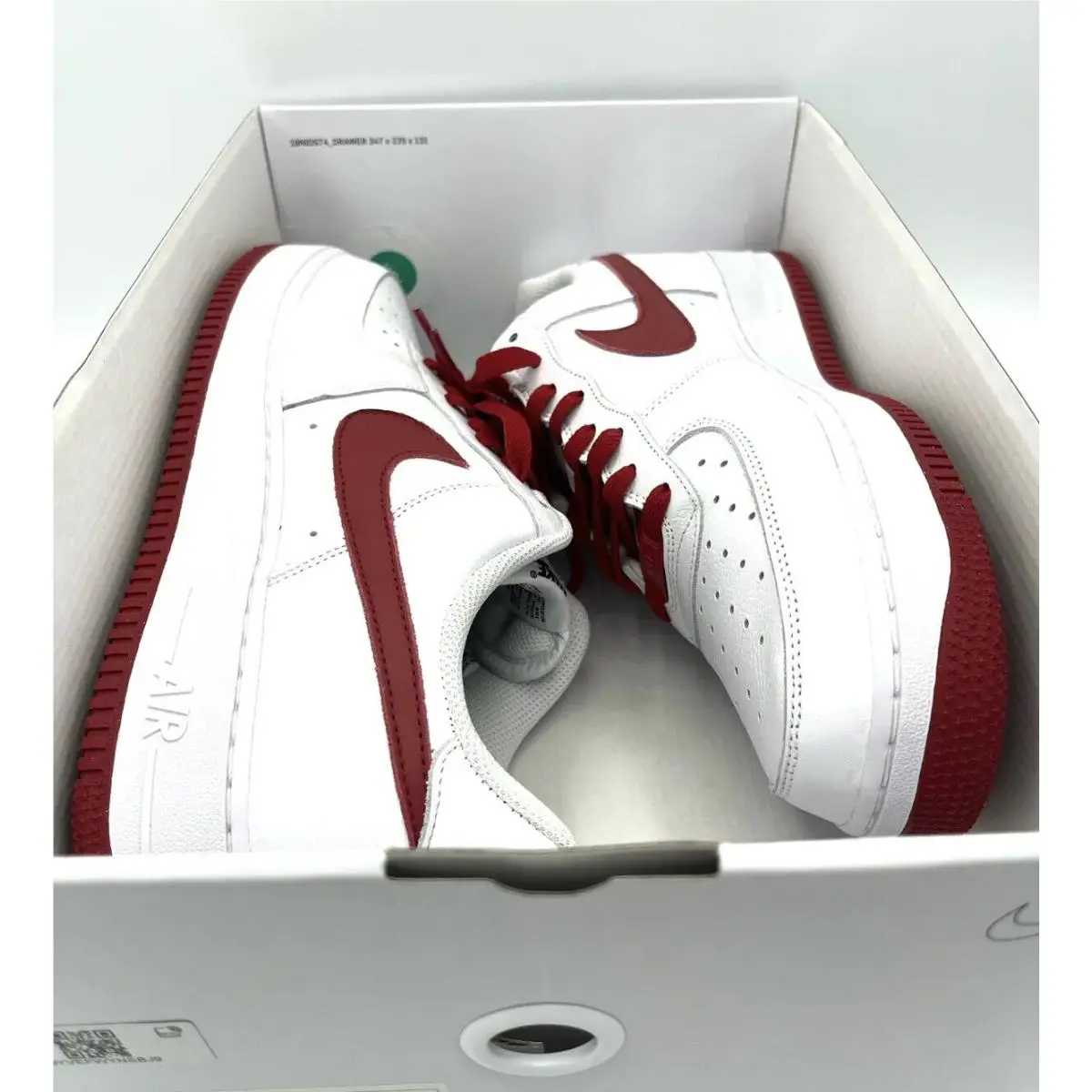 Nike shoes - Nike Air Force 1 - Air Force - Red 4