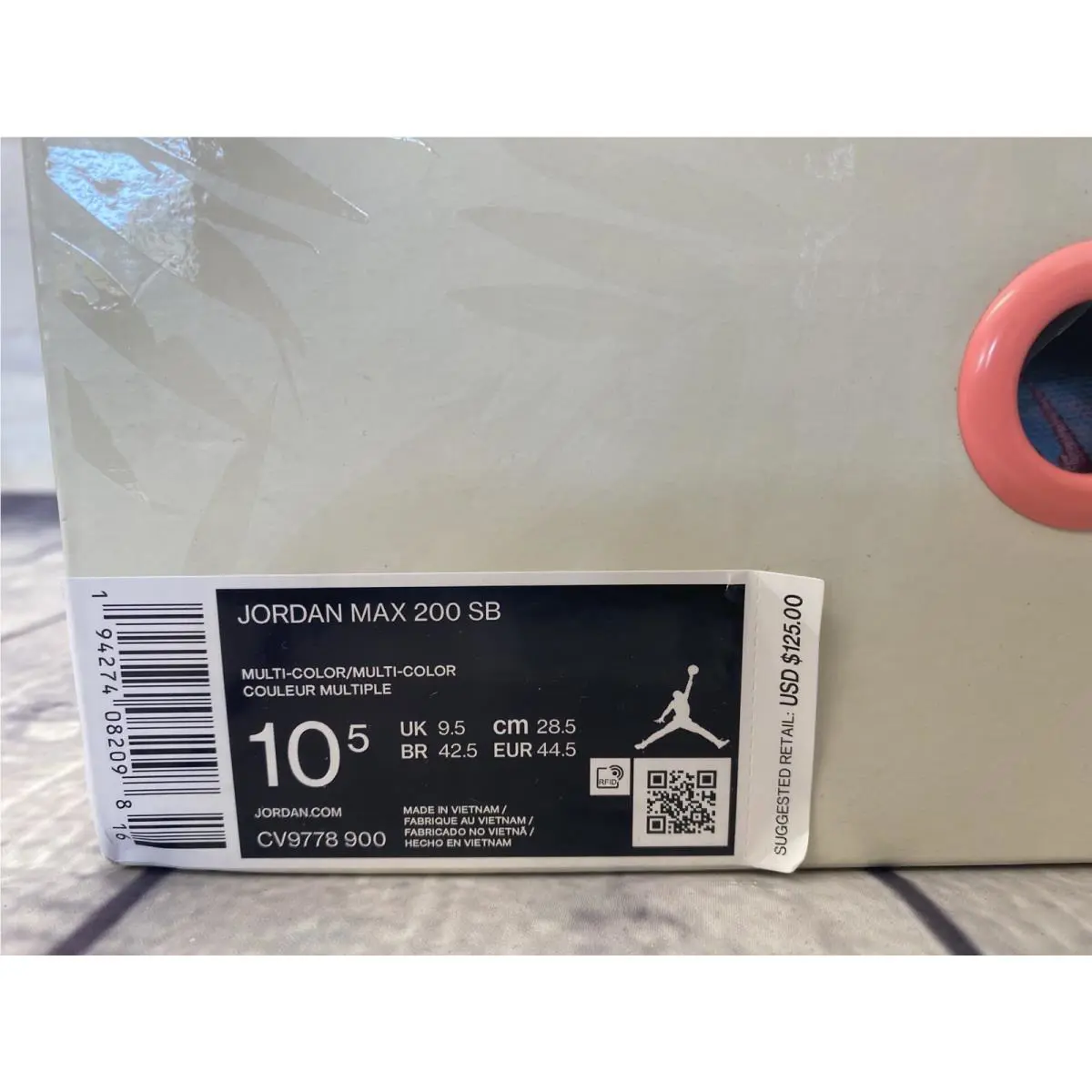 Nike shoes - Jordan Air Max 200 - Air Max - CV9778-900 - MULTI-COLOR (UPC: 194274082111) 8