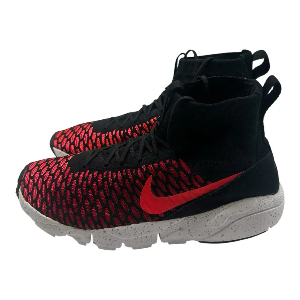 Nike shoes - Nike Air Footscape Magista Flyknit - 816560-002 - Red (UPC: 886066668848) 4