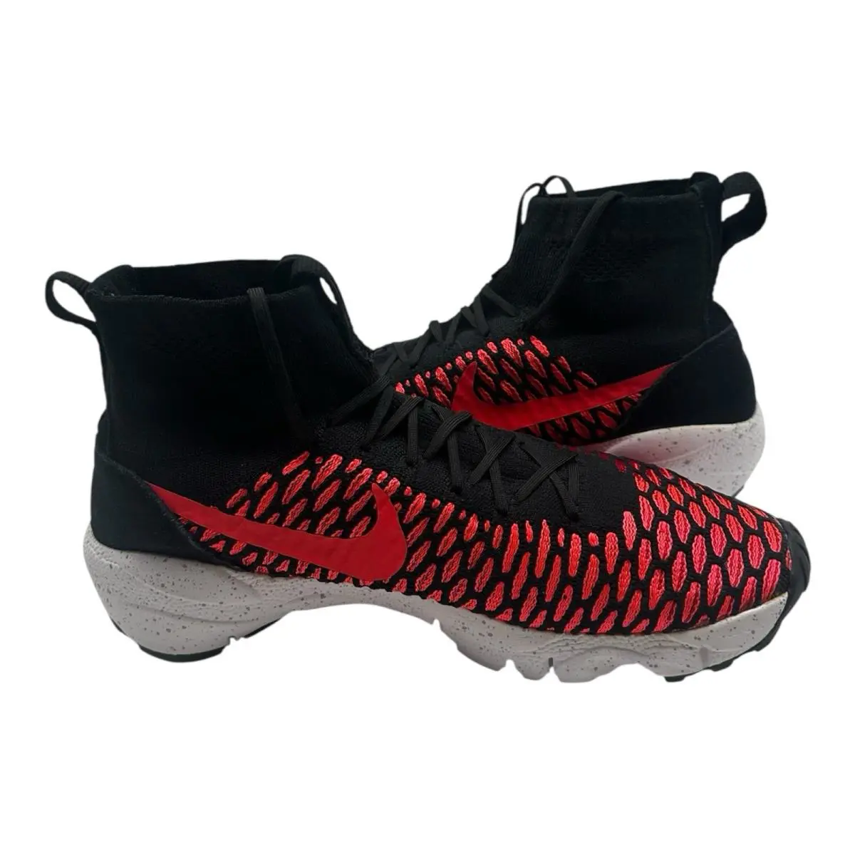 Nike shoes - Nike Air Footscape Magista Flyknit - 816560-002 - Red (UPC: 886066668848) 5