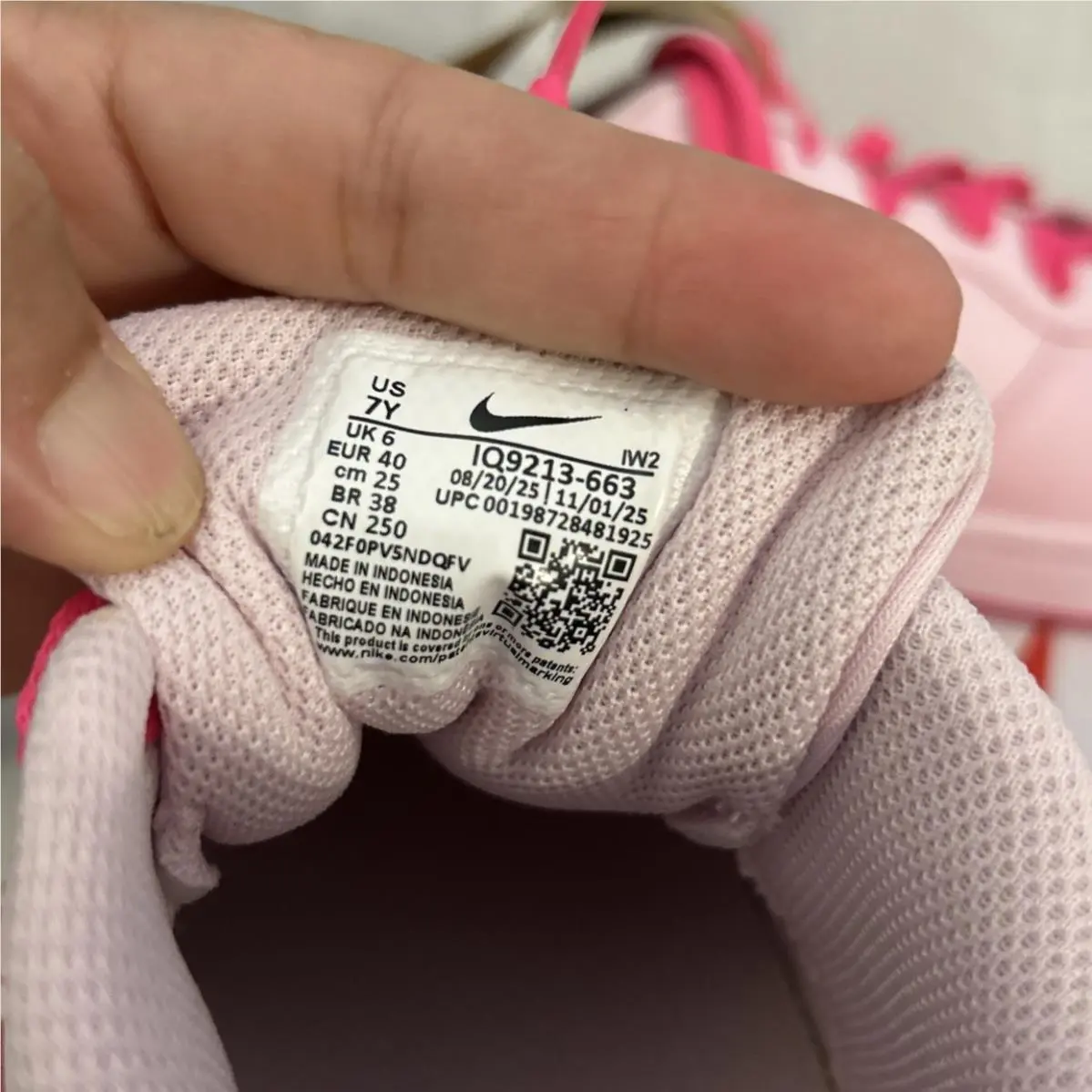 Nike shoes - Court Borough Low Recraft (GS) - DV5456 105 - Pink 5