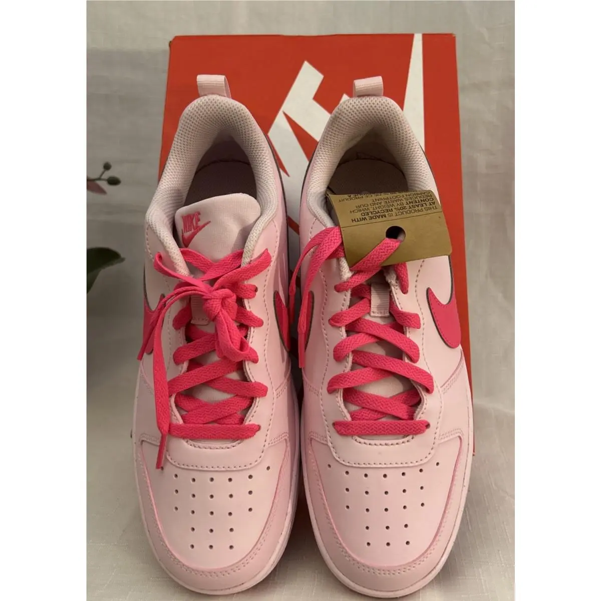 Nike shoes - Court Borough Low Recraft (GS) - DV5456 105 - Pink 1