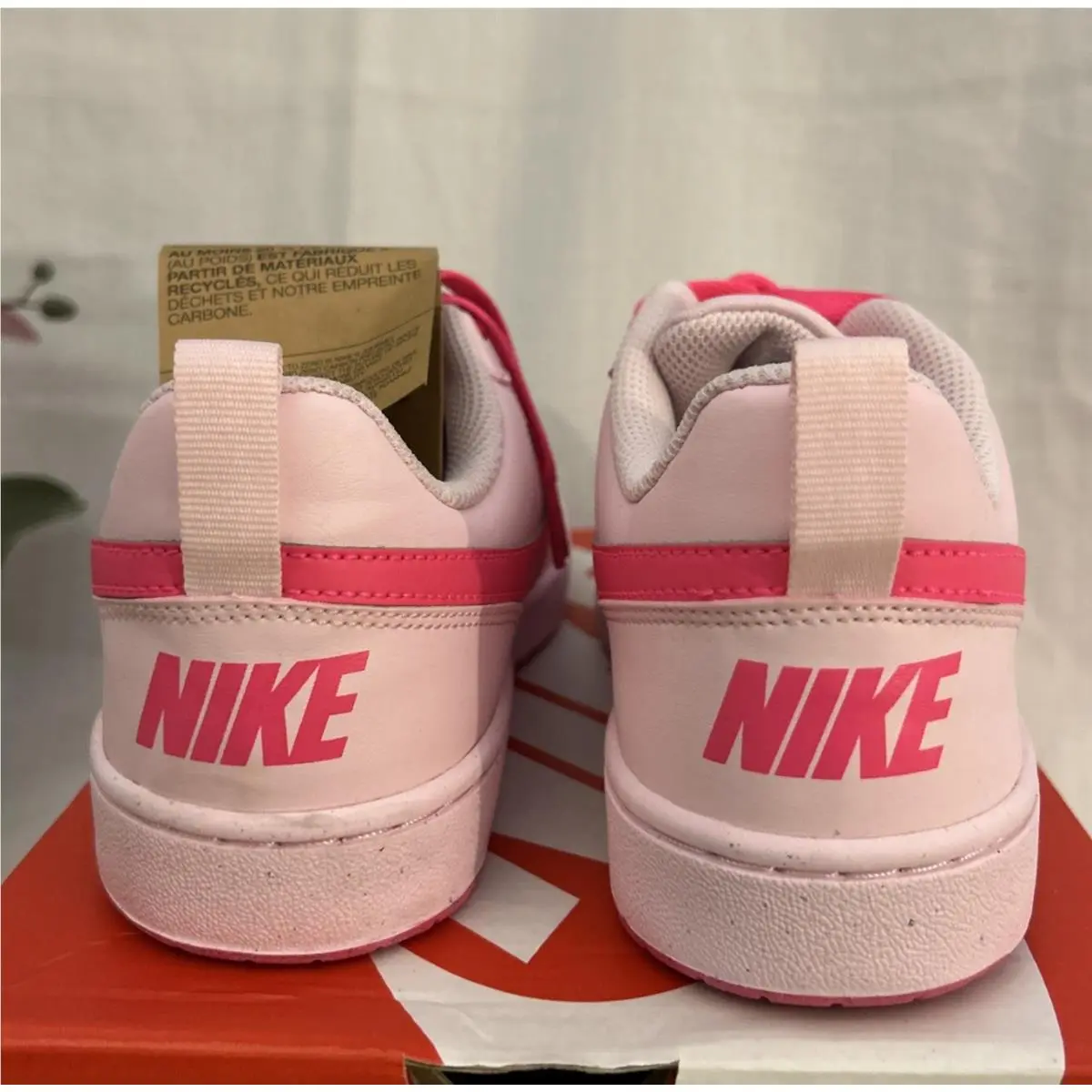 Nike shoes - Court Borough Low Recraft (GS) - DV5456 105 - Pink 2