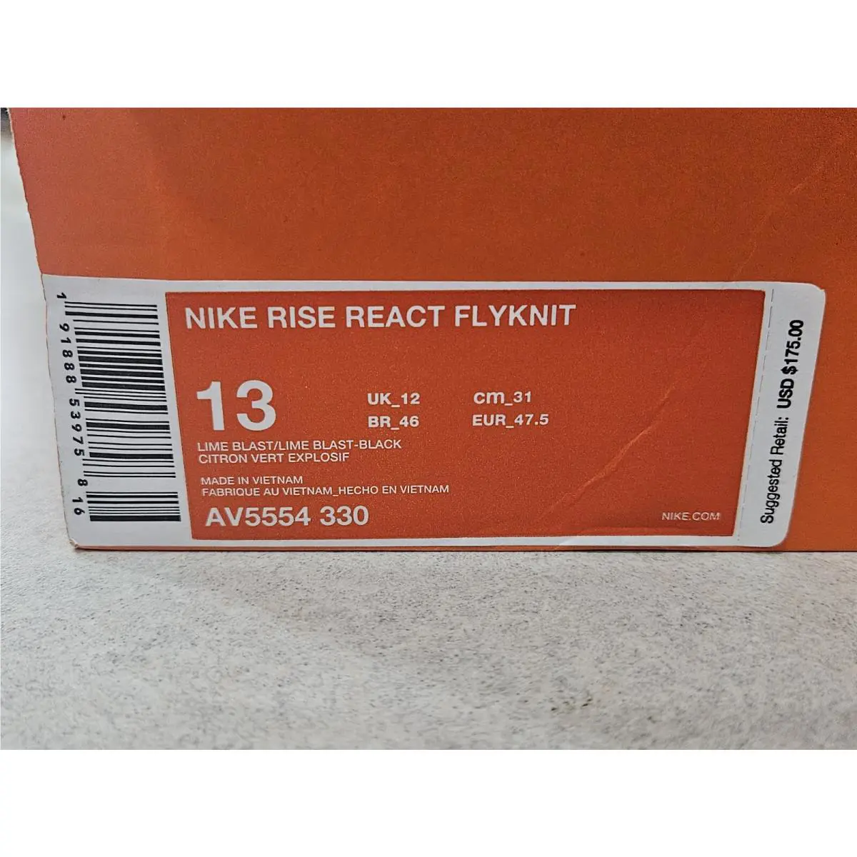 Nike shoes - Nike Rise React - Rise React - AV5554-330 - Green 6