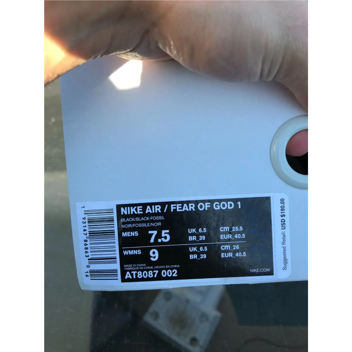 Nike shoes - Jordan 1 - Multicolor 4