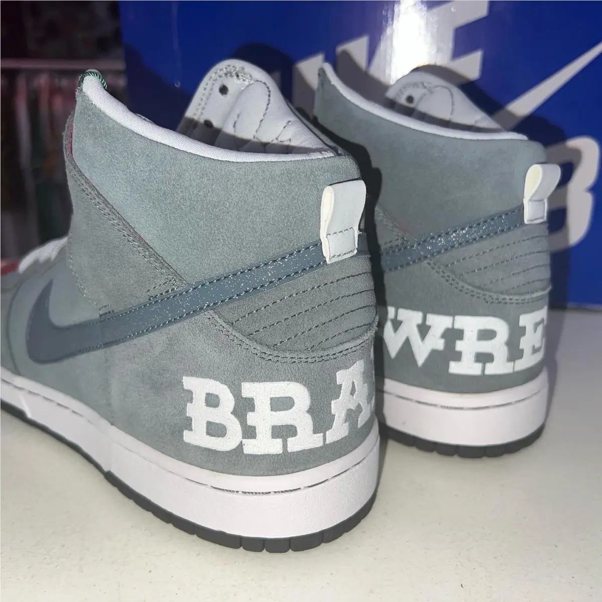 Nike shoes - Nike Dunk High - Dunk High - 313171-007 - Grey Pink 1