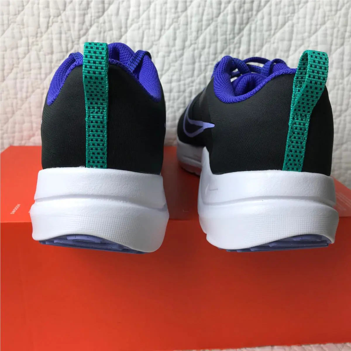 Nike shoes - Nike Downshifter 12 - Downshifter - DD9294-003 - black/light thistle lapis 4