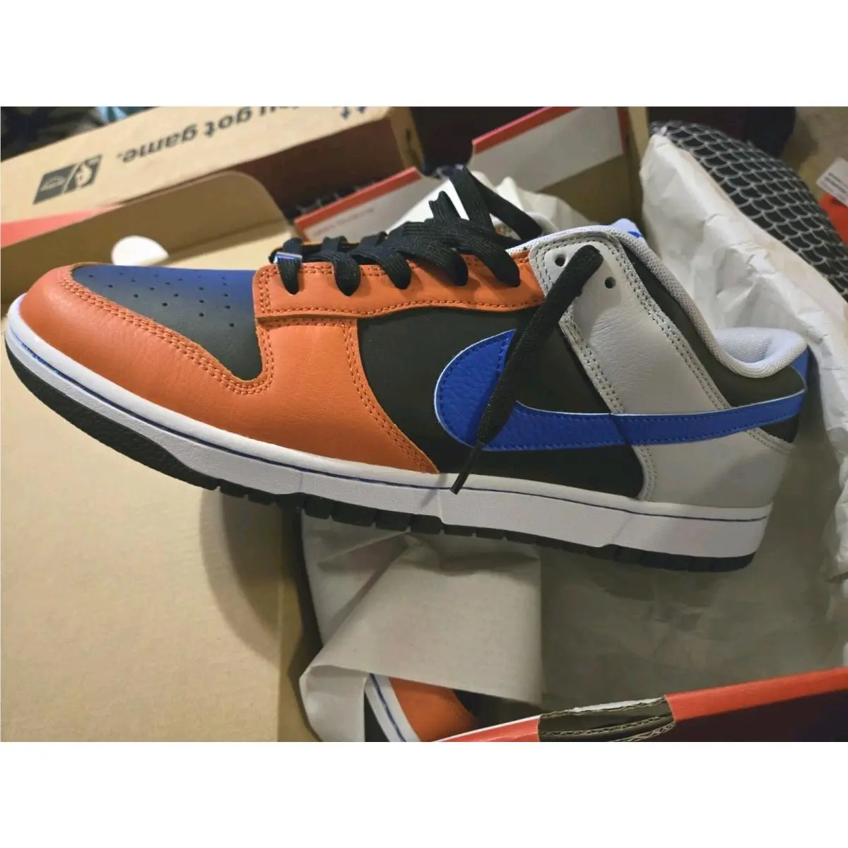 Nike shoes - Nike Dunk - Dunk - DD3363-002 - Orange, Manufacturer: Black/Racer Blue/Grey Fog/Orange 9