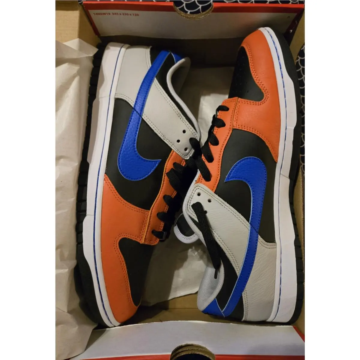 Nike shoes - Nike Dunk - Dunk - DD3363-002 - Orange, Manufacturer: Black/Racer Blue/Grey Fog/Orange 12