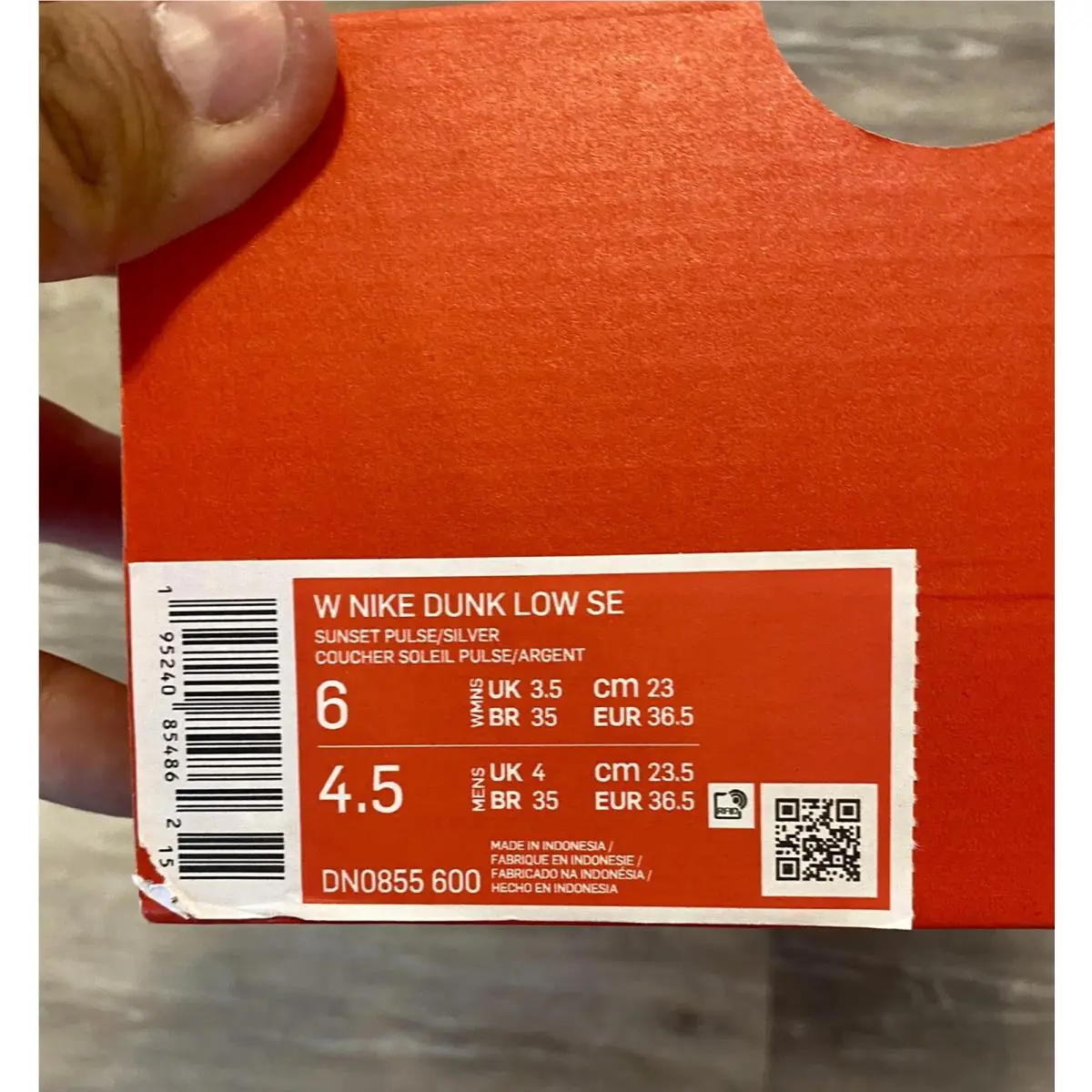 Nike shoes - Nike Dunk - Dunk - DN0855-600 - Multicolor (UPC: 0195240854862) 8