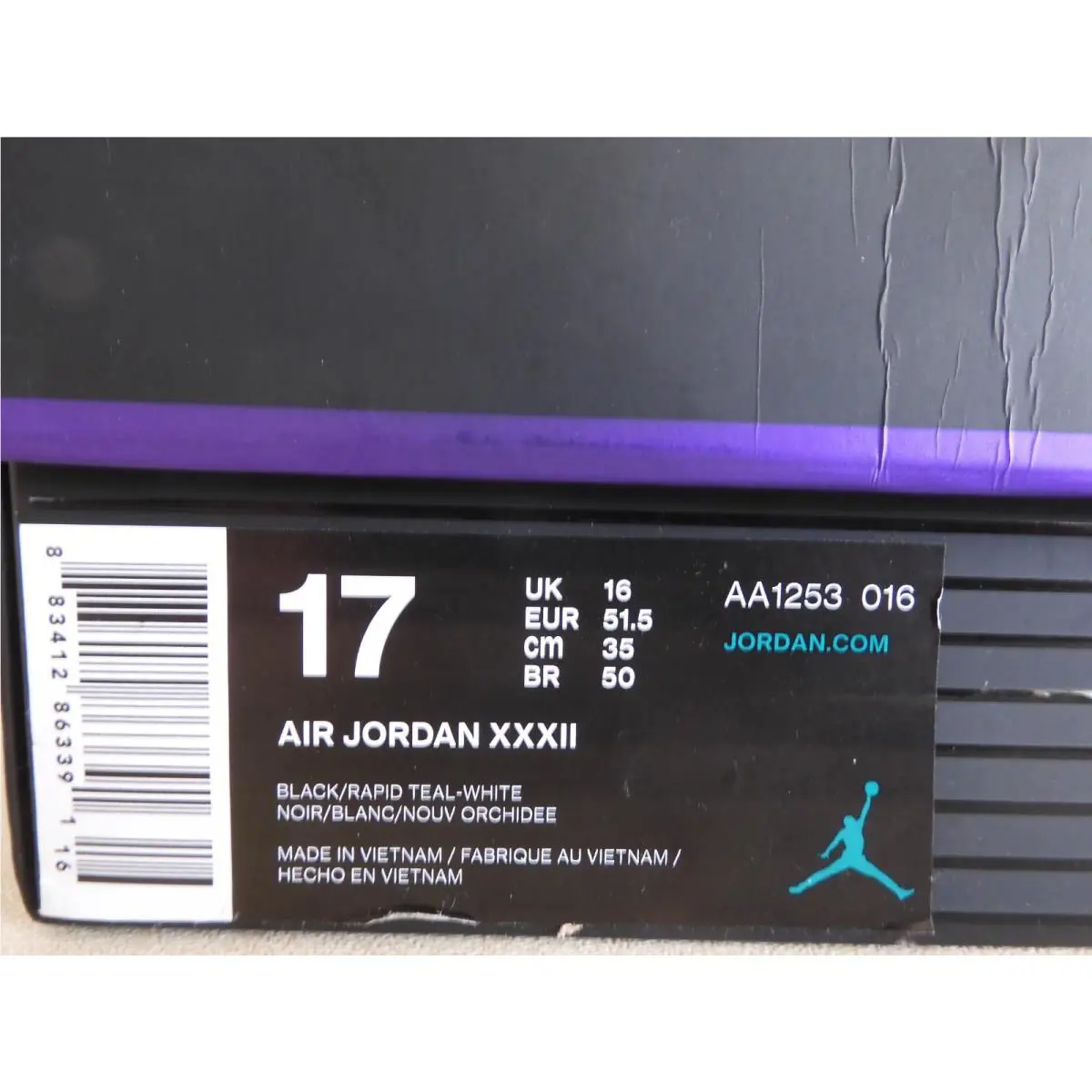 Nike shoes - AIR JORDAN 32 - AIR - AA1253-016 - Black (UPC: 883412863391) 6